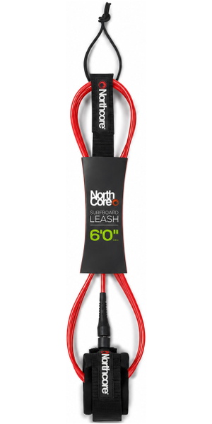Correa Para Tabla De Surf Northcore 6FT 2026 NOCO54D - Red